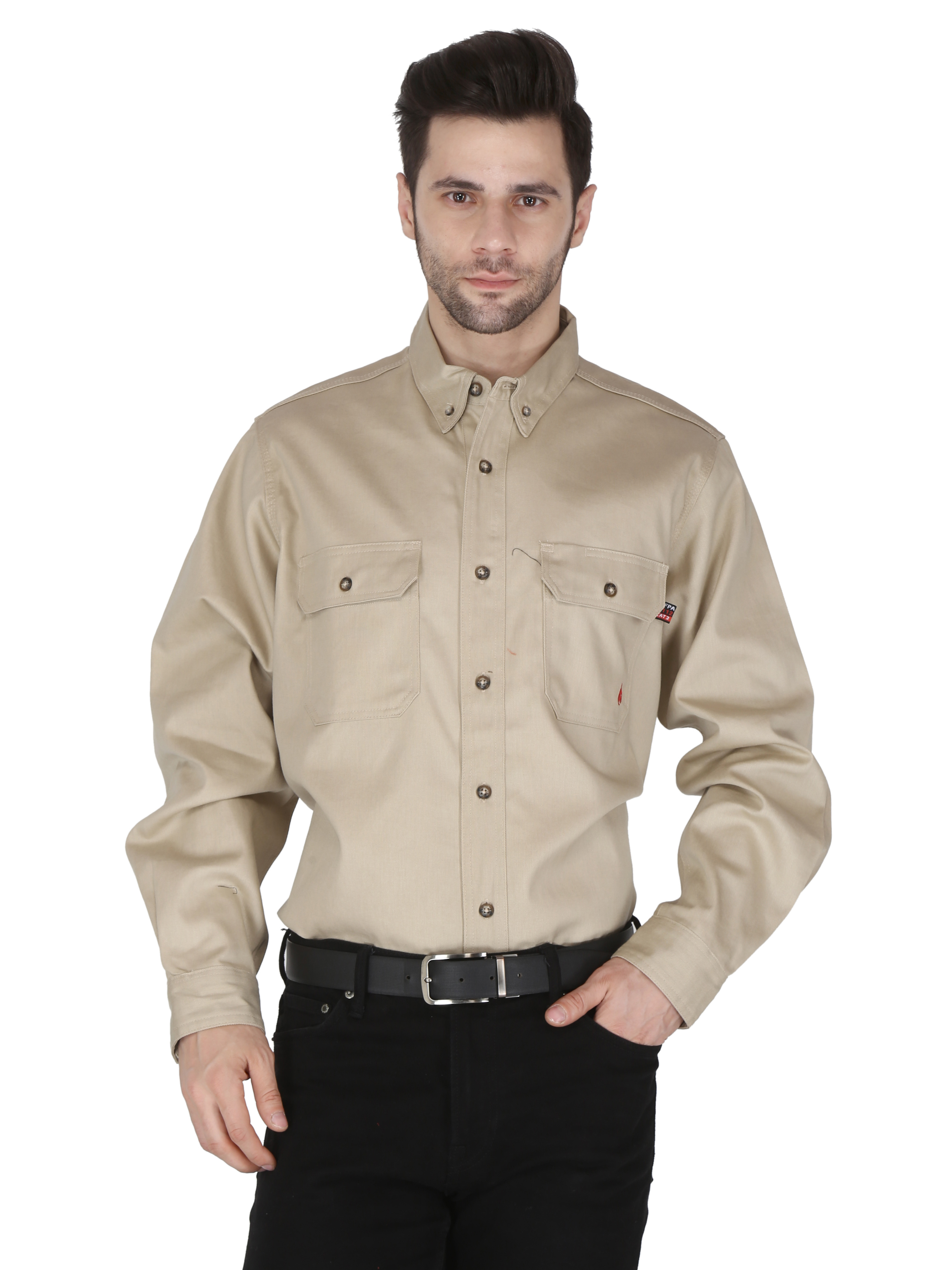 Picture of Forge FR MFRLB2PS-024 MEN'S FR SOLID BUTTON SHIRT